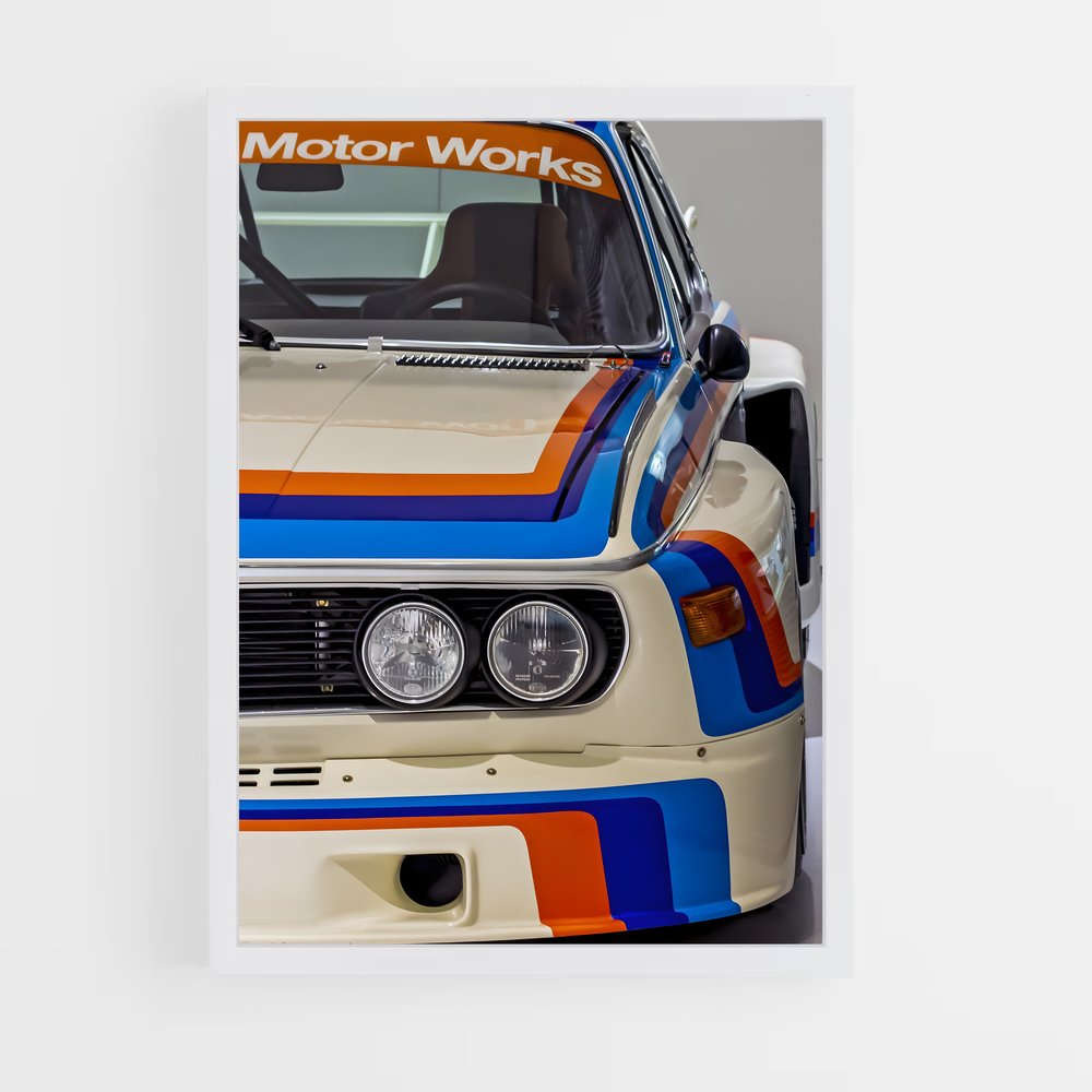 Poster Csl Automobile Quatre – affiche BMW (vue 3)